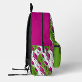 Trendy abstract design bedrukte rugzak (Links)