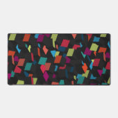 Trendy Abstract Geometric Cube Pattern Bureaumat (Voorkant)