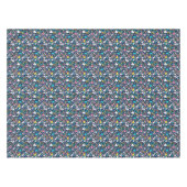 Trendy Abstract Geometric Stone Terrazzo Tafelkleed (Voorkant (Horizontaal))