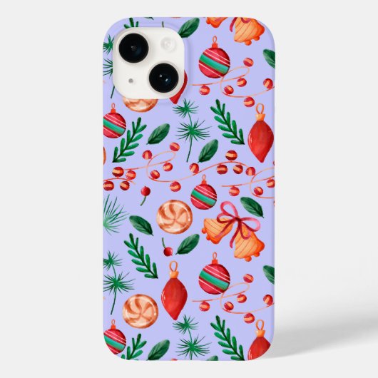 Trendy Abstract kerstpatroon Case-Mate iPhone Case (Achterkant)
