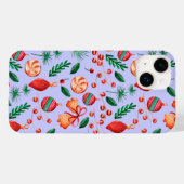 Trendy Abstract kerstpatroon Case-Mate iPhone Case (Achterkant (horizontaal))