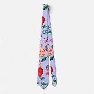 Trendy Abstract kerstpatroon Stropdas