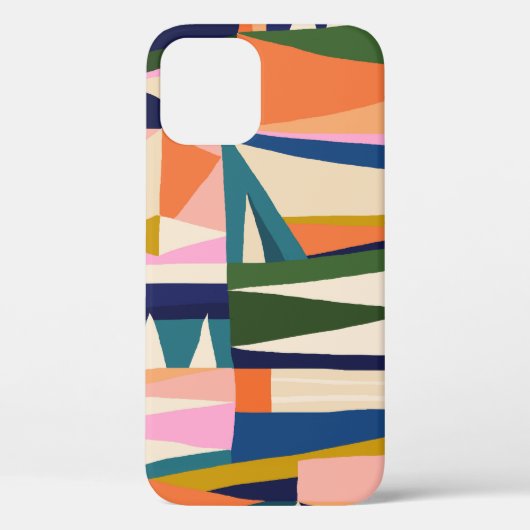 Trendy Abstract: kleurrijke hand getekend. Case-Mate iPhone Case (Achterkant)