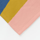 Trendy Abstract: kleurrijke hand getekend. Fleece Deken (Hoek)