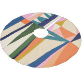 Trendy Abstract: kleurrijke hand getekend. Kerstboom Rok (Gekanteld)