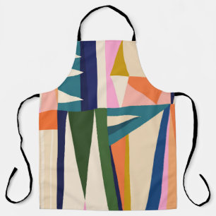 Trendy Abstract: kleurrijke hand getekend. Schort