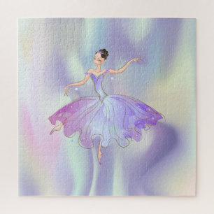 Trendy Abstract Ombre Ballerina Legpuzzel