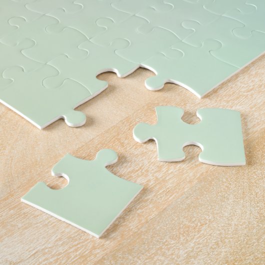 Trendy Abstract Ombre Glitter Unicorn Legpuzzel (Zijkant)