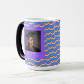 Trendy Abstract Patroon Afstuderen Magische Mok (Voorkant links)