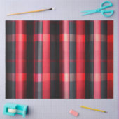 Trendy Abstract Red Black Plays Collectie Tissuepapier (Craft)