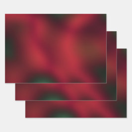 Trendy Abstracte Achtergrond Set van 3 Inpakpapier Vel