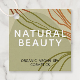 Trendy Abstracte Botanische Zelfgemaakte Beauty Bu Bedankjes Labels