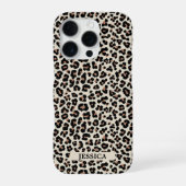 Trendy Abstracte Dier Luipaard Cheetah Pattern iPhone Hoesje (Achterkant)