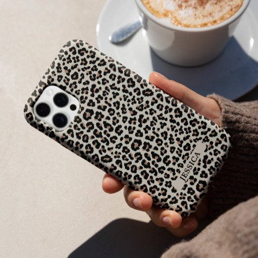 Trendy Abstracte Dier Luipaard Cheetah Pattern iPhone Hoesje