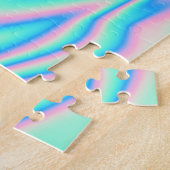 Trendy abstracte eenhoorn holographic legpuzzel (Zijkant)