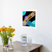 Trendy Abstracte Folie print (Laag (Keuken))