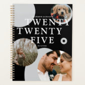 Trendy Abstracte fotocollage 2025 Planner (Voorkant)