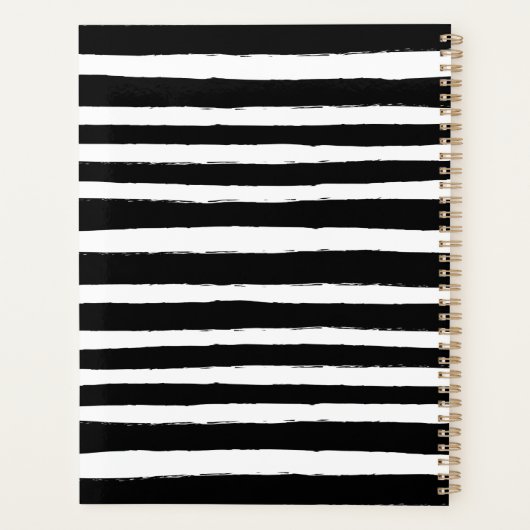 Trendy Abstracte fotocollage 2025 Planner (Achterkant)