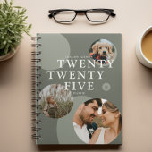 Trendy Abstracte fotocollage 2025 Planner