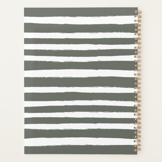 Trendy Abstracte fotocollage 2025 Planner (Achterkant)