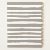 Trendy Abstracte fotocollage 2025 Planner (Achterkant)