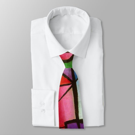 Trendy Abstracte handgetekende Stropdas voor kleur (Gebonden)