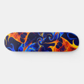trendy abstracte kleurrijke kleurdraai persoonlijk skateboard (Horizontaal)