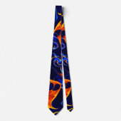 trendy abstracte kleurrijke kleurdraai stropdas (Voorkant)