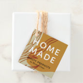 Trendy Abstracte minimalistische zelfgemaakte scho Bedankjes Labels (In situ)