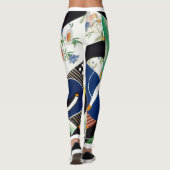Trendy Abstracte moderne kunst Yoga Pants Leggings (Achterkant)