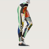 Trendy Abstracte moderne kunst Yoga Pants Leggings (Rechts)