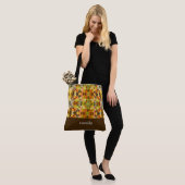 Trendy Abstracte Monogrammed Canvas tas (Op model)