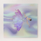 Trendy Abstracte Ombre Ballerina Legpuzzel (Horizontaal)