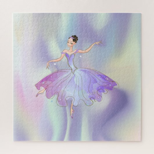 Trendy Abstracte Ombre Ballerina Legpuzzel (Verticaal)
