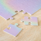 Trendy Abstracte Ombre Unicorn Stars Legpuzzel (Zijkant)
