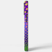 Trendy abstracte patronen iPhone case (Achterkant / Links)
