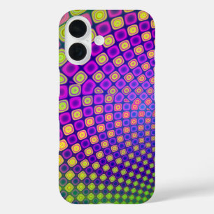 Trendy abstracte patronen iPhone case