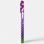 Trendy abstracte patronen iPhone case (Achterkant / Links)