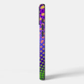 Trendy abstracte patronen iPhone case (Achterkant / Links)