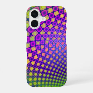 Trendy abstracte patronen iPhone case 16 Hoesje
