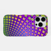 Trendy abstracte patronen iPhone case Hoesje (Achterkant horizontaal)