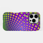 Trendy abstracte patronen iPhone case Hoesje (Achterkant horizontaal)