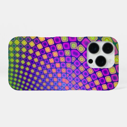 Trendy abstracte patronen iPhone case iPhone Hoesje (Achterkant horizontaal)