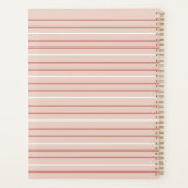 Trendy Abstracte Roze Tuinman 2025 Planner (Achterkant)