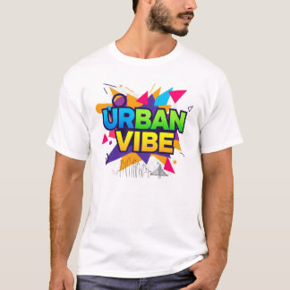 Trendy Abstracte typografie T-shirt | stadsstijl