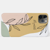 Trendy Abstracte vormen gepersonaliseerd Case-Mate iPhone Case (Achterkant (horizontaal))