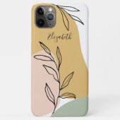 Trendy Abstracte vormen gepersonaliseerd Case-Mate iPhone Case (Achterkant)