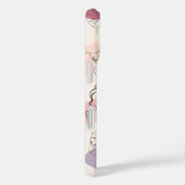 Trendy Abstracte vrouw Line Art iPhone Case (Achterkant / Rechts)