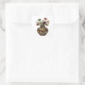Trendy Abstracte Zilveren Sticker (Tas)