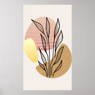 Trendy achtergrondontwerp  poster